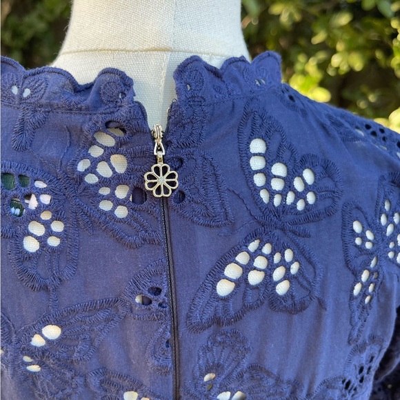 Kate Spade Butterfly Eyelet Tiered Dress - size XS - Picture 6 of 6